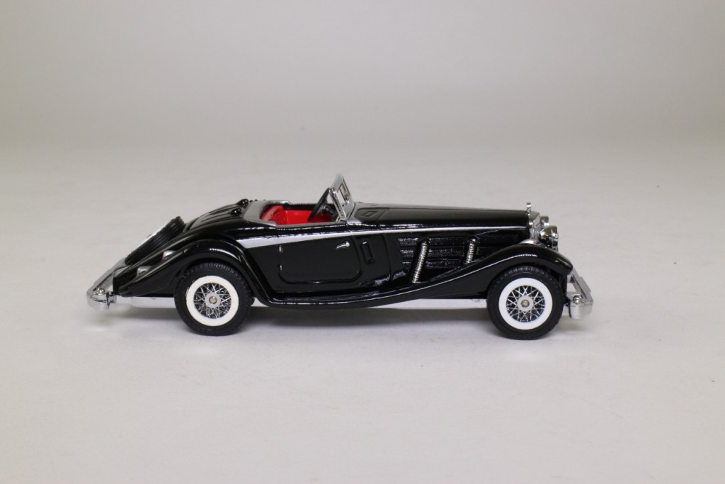 Matchbox Collectibles YY020A/D; 1937 Mercedes-Benz 540K; Black, Silver Trim